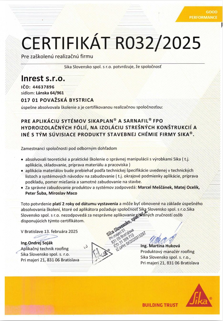 Sika Solution